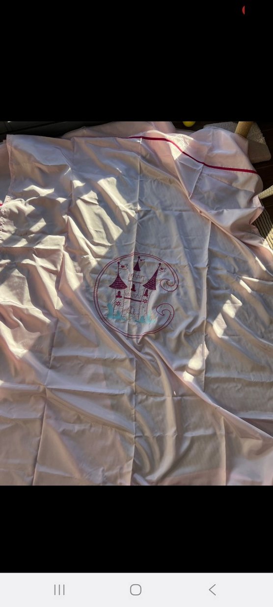 Lady Tül İşlemeli Pembe Perde 140x260 cm - Görsel 3