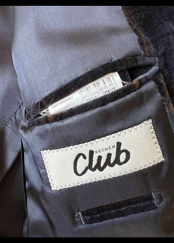 Düğmeli Lacivert Erkek Ceket - Görsel 4