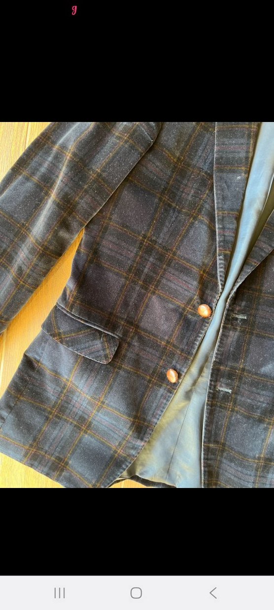 Düğmeli Lacivert Erkek Ceket - Görsel 2