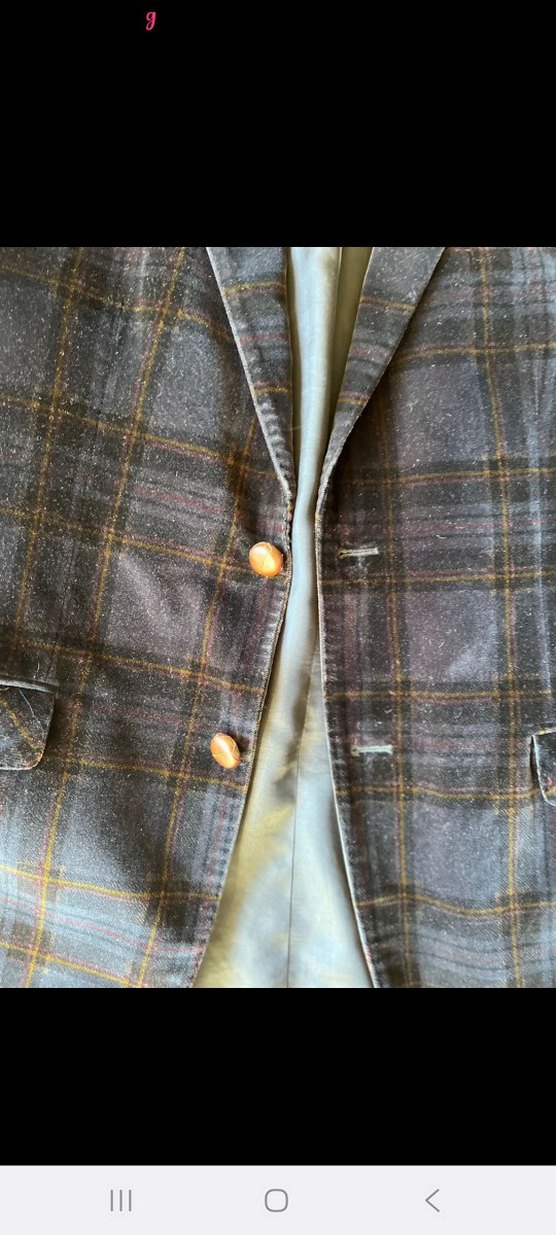 Düğmeli Lacivert Erkek Ceket - Görsel 3