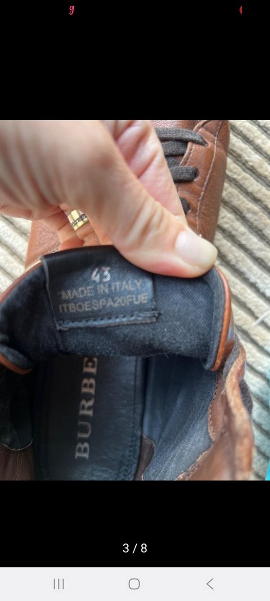 BURBERRY ERKEK AYAKKABI - Görsel 3