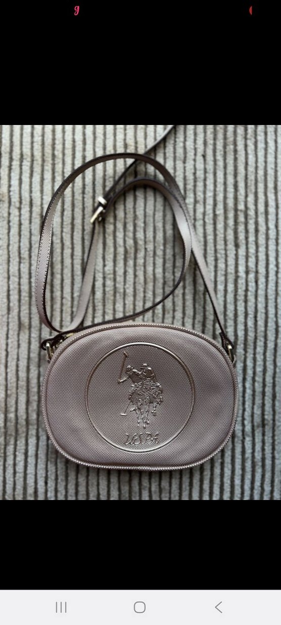 Bej Deri Kadın Omuz Çantası - Görsel 5