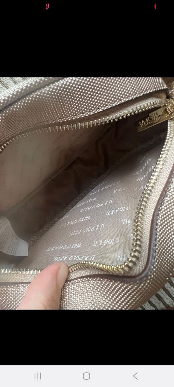 Bej Deri Kadın Omuz Çantası - Görsel 4