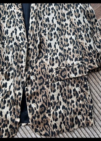 Zara Leopar Ceket - Görsel 4