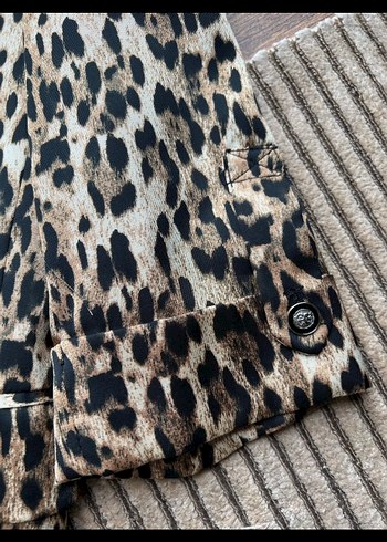Zara Leopar Ceket - Görsel 7