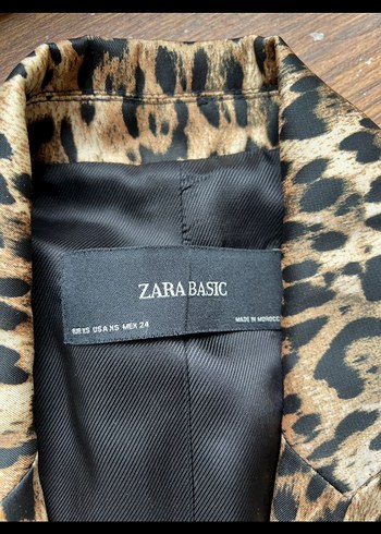 Zara Leopar Ceket - Görsel 6