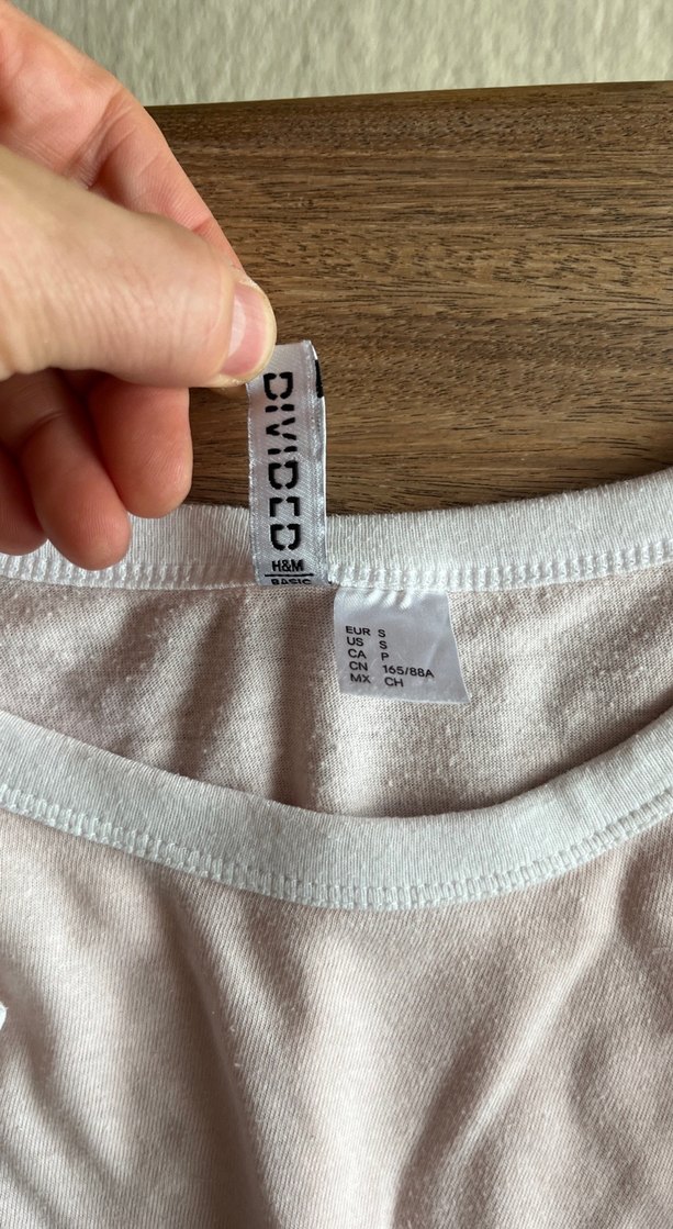 Pembe Kısa Kollu Pamuklu Tişört - Görsel 3