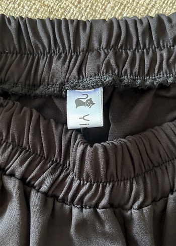 Siyah Kadın Salaş Zipperlı Pantolon - Görsel 3