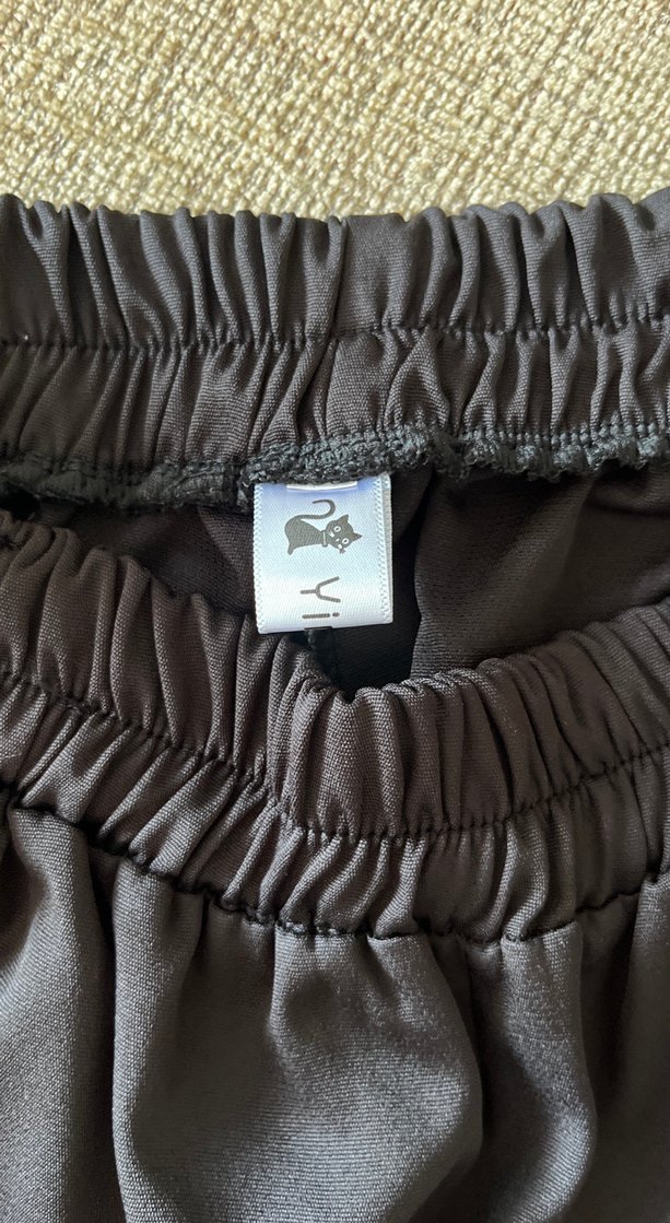 Siyah Kadın Salaş Zipperlı Pantolon - Görsel 3