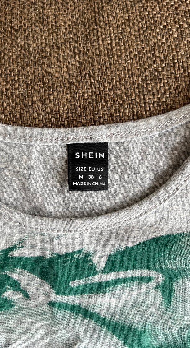 Gri Kız Tişörtü, Baskılı, Kısa Kollu - Görsel 3