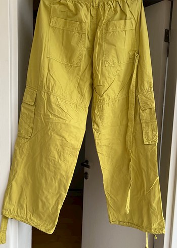 Bershka Sarı Rahat Kesim Pantolon - Görsel 2