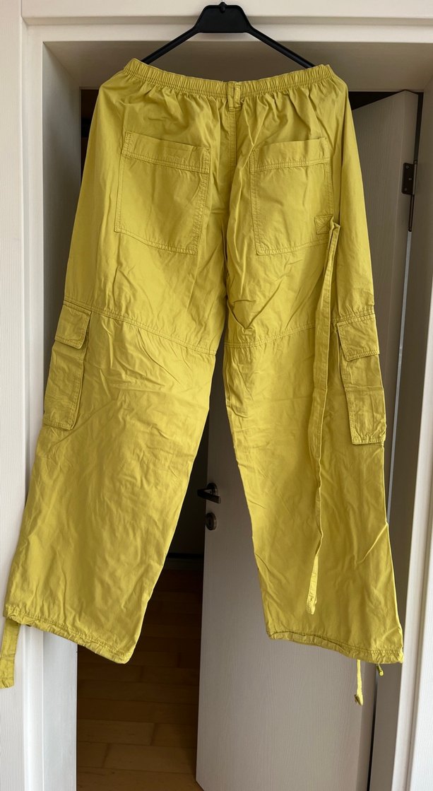 Bershka Sarı Rahat Kesim Pantolon - Görsel 2