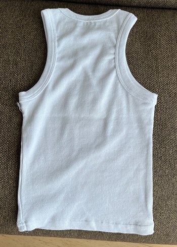 Beyaz Yıldız Baskılı Kadın Atlet - Görsel 2