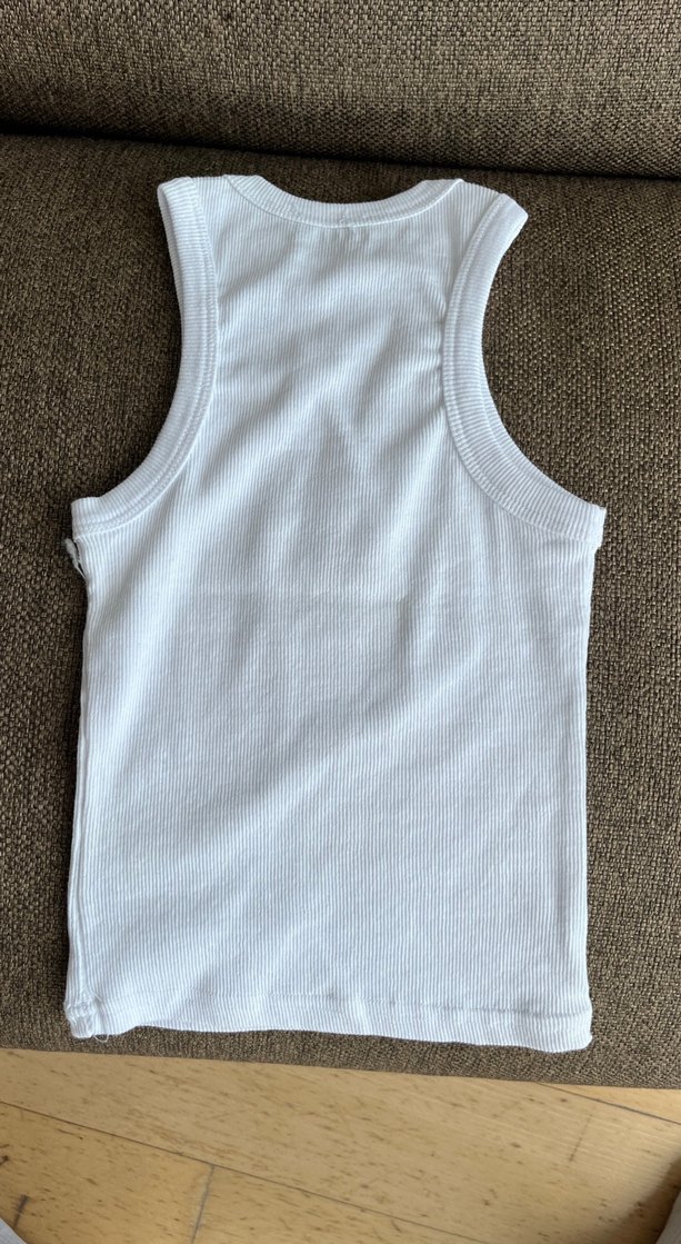 Beyaz Yıldız Baskılı Kadın Atlet - Görsel 2