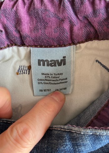 Mavi Jeans Kadın Denim Mini Şort - Görsel 3