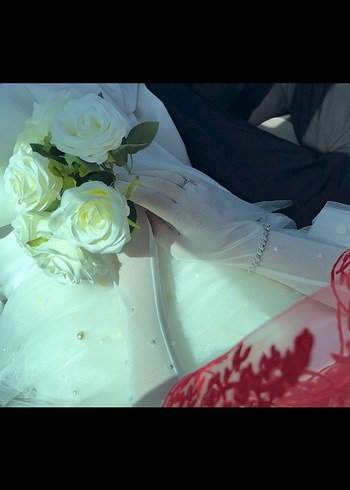 Oleg Cassini Straplez Beyaz A Kesim Düğün Elbisesi - Görsel 4