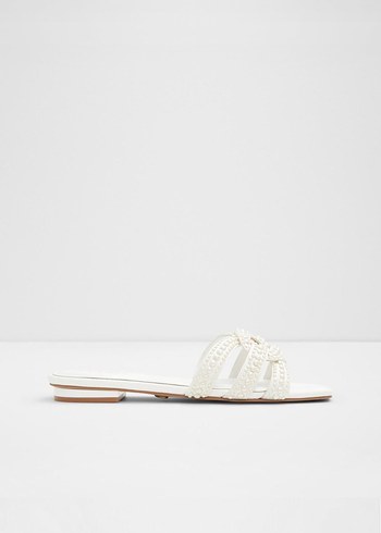 ALDO-İnci Detaylı Beyaz Kadın Terlik - Görsel 5