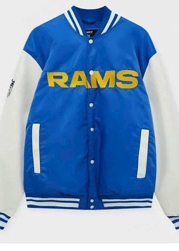 Pull & Bear Los Angeles Rams Ceket - Görsel 9