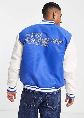 Pull & Bear Los Angeles Rams Ceket - Görsel 7