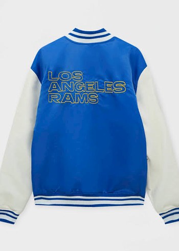 Pull & Bear Los Angeles Rams Ceket - Görsel 10