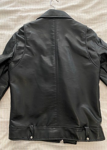 ZARA SUNİ DERİ BIKER CEKET - Görsel 2