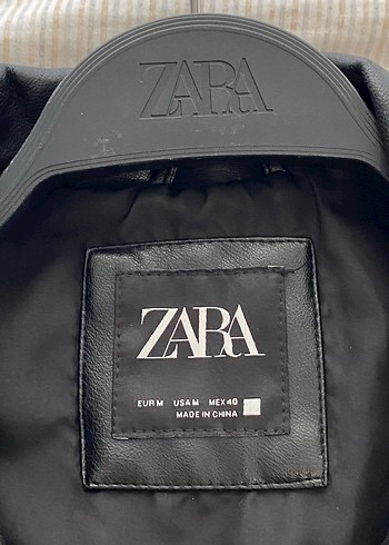 ZARA SUNİ DERİ BIKER CEKET - Görsel 4