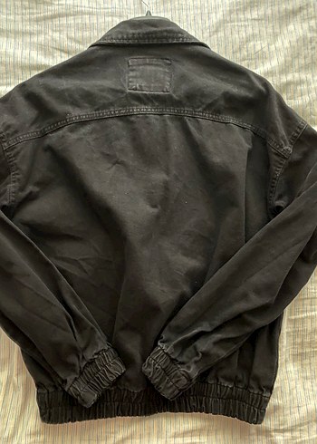 Zara Erkek Kot Siyah Denim Ceket - Görsel 2