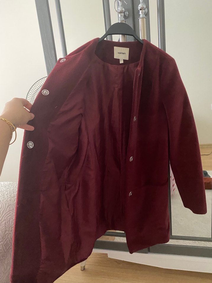 Bordo ceket - Görsel 3