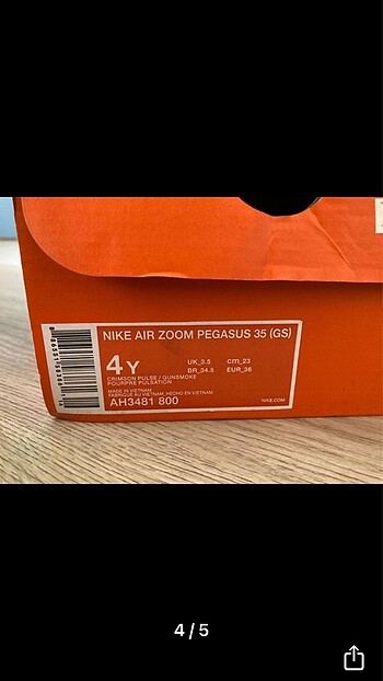 36 Beden pembe Renk Nike Spor Ayakkabı