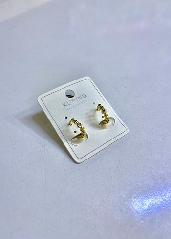 Xuping Altın Renkli Mini Boncuklu Küpe - Görsel 9