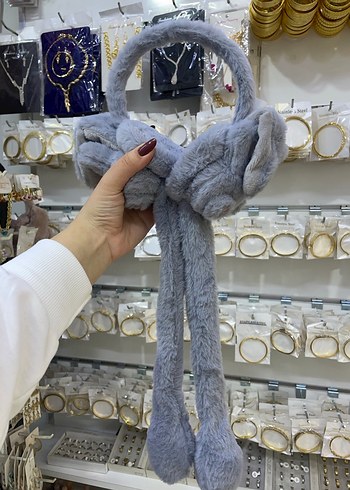 Hareketli Kulaklı Peluş Kulaklık - Görsel 2