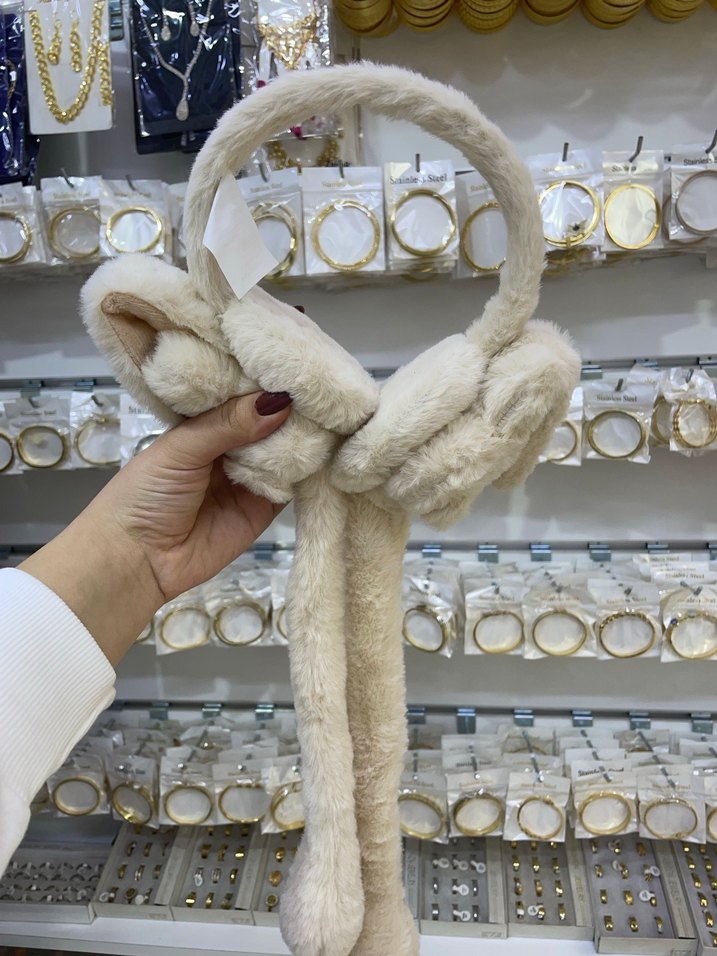 Hareketli Kulaklı Peluş Kulaklık - Görsel 3