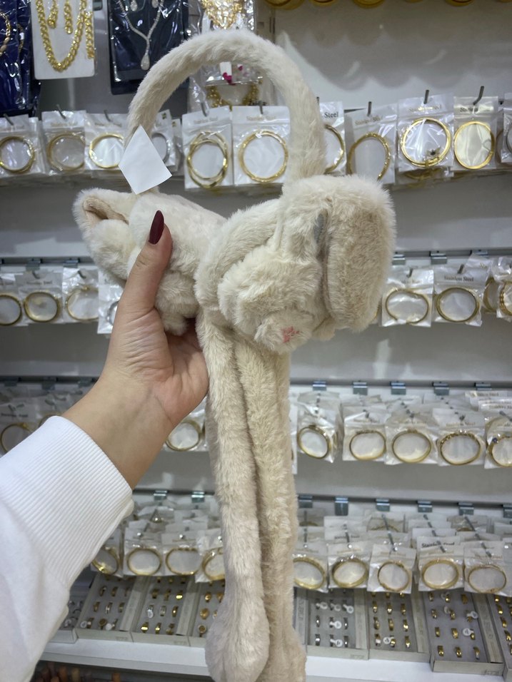 Hareketli Kulaklı Peluş Kulaklık - Görsel 4