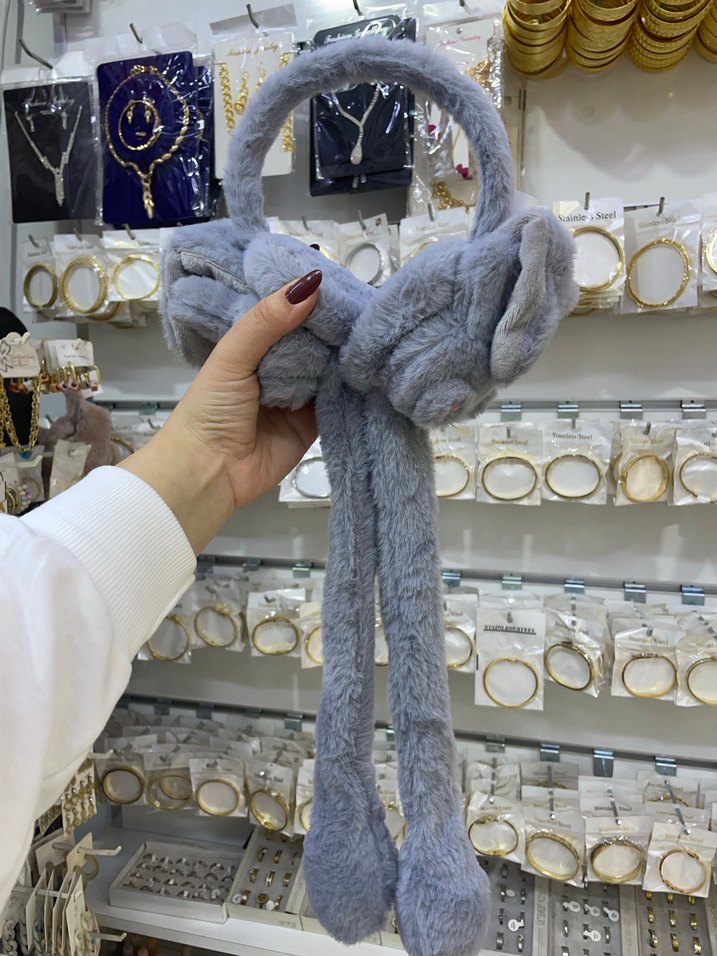 Hareketli Kulaklı Peluş Kulaklık - Görsel 2