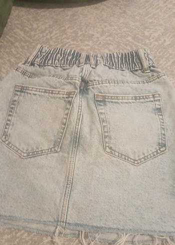 çocuk Denim Mini Etek - Görsel 6