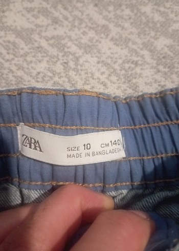 çocuk Denim Mini Etek - Görsel 5