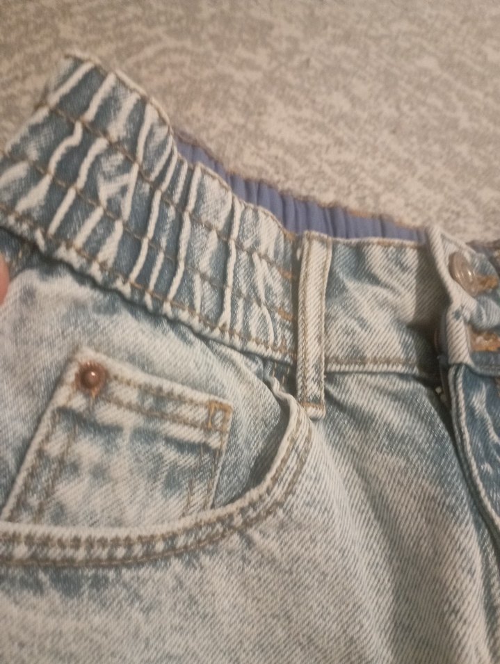 çocuk Denim Mini Etek - Görsel 4