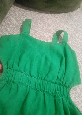 temiz keten kumaş çocuk elbisesi - Görsel 2