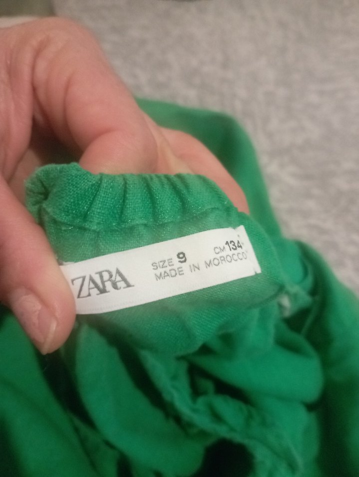 temiz keten kumaş çocuk elbisesi - Görsel 4