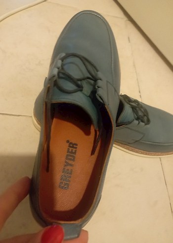 Gri Yeşil Erkek Klasik Ayakkabı - Görsel 3