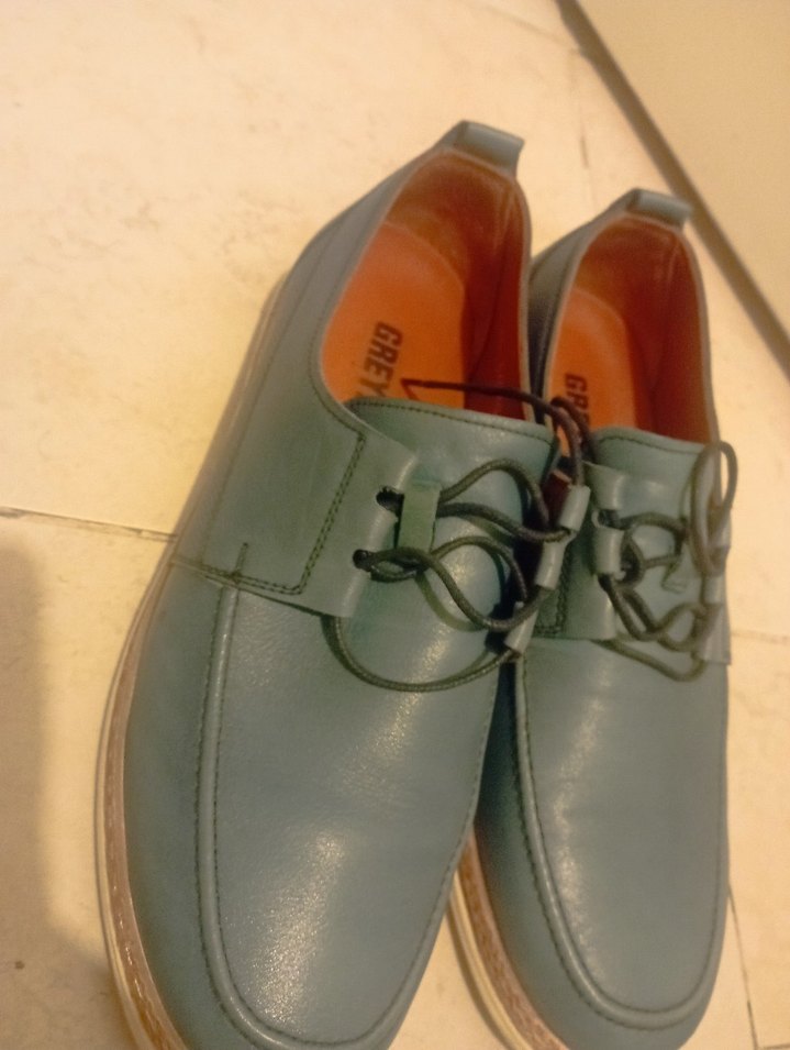 Gri Yeşil Erkek Klasik Ayakkabı - Görsel 2