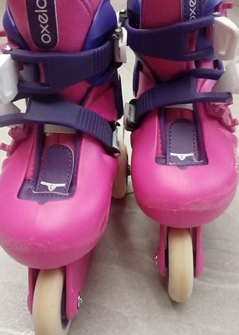 Renkli Pembe Çocuk Patenleri Oxelo - Görsel 3