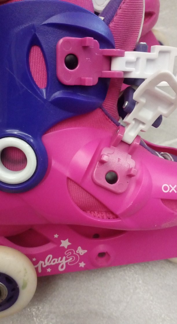 Renkli Pembe Çocuk Patenleri Oxelo - Görsel 2