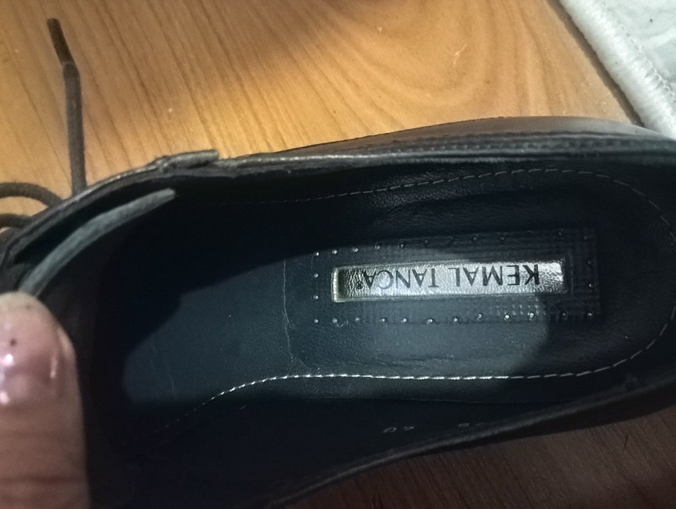 Siyah Deri Erkek Klasik Ofis Ayakkabısı - Görsel 3