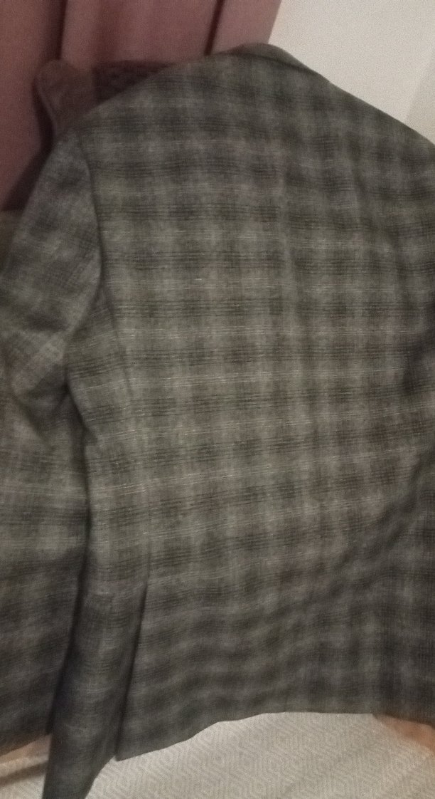 Gri Erkek Regular Fit Ceket kol boyu 58 cm boyu 69cm bel 44 cm - Görsel 5