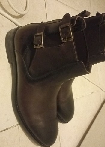 Klasik Tarz Kahverengi Erkek Bot markası twveen - Görsel 2