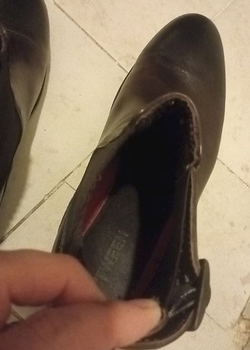 Klasik Tarz Kahverengi Erkek Bot markası twveen - Görsel 5