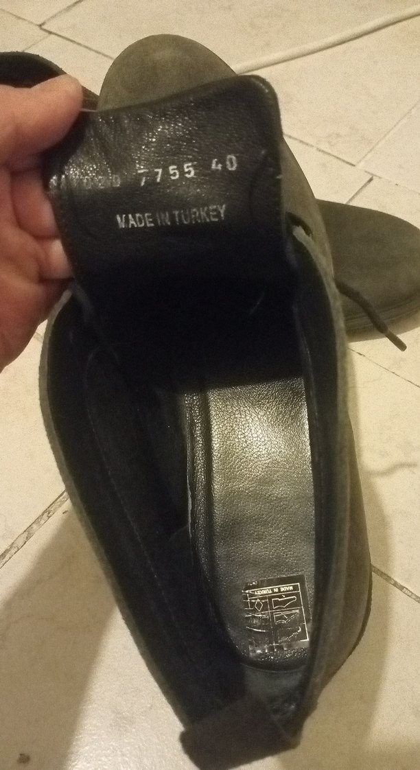 Erkek yeşil Süet Bot - Görsel 4