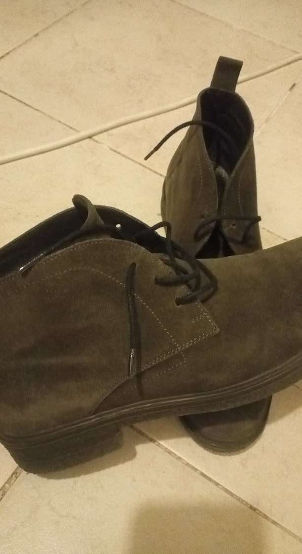 Erkek yeşil Süet Bot - Görsel 2