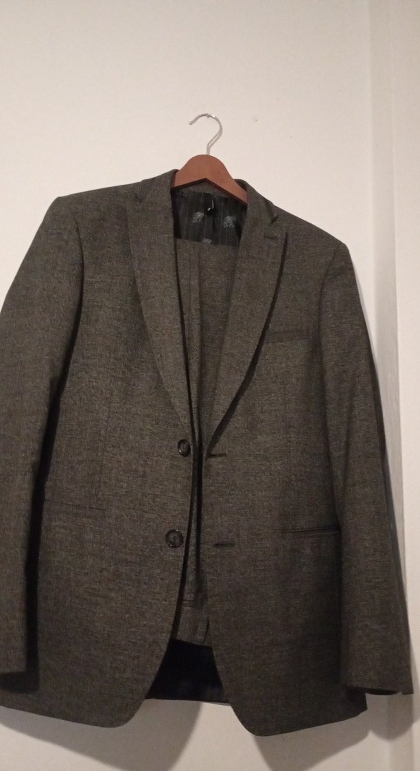 grii Erkek Ceket, Düğmeli, Klasik Kesim - Görsel 2